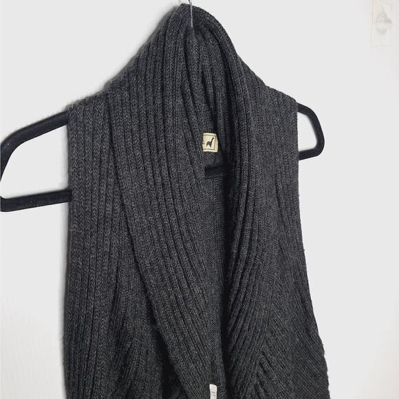 Peruvian Link Alpaca Collection Sweater Vest Women's Ribbed Waterfall Long O/S - Picture 5 of 8